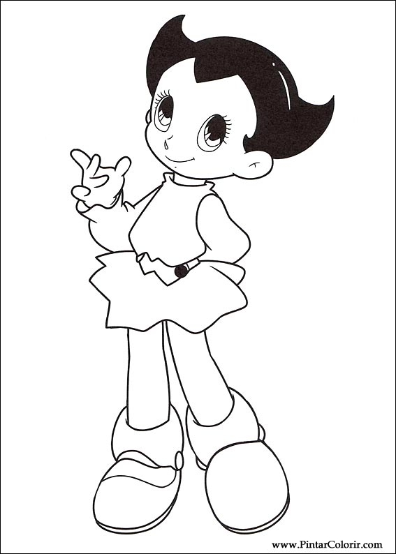 Desenhos Para Pintar E Colorir Astro Boy Imprimir Desenho 006