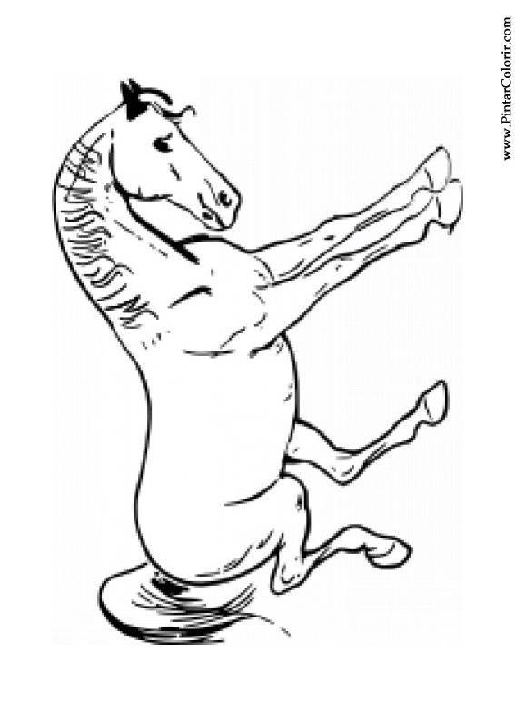 paint horse coloring pages - photo #12