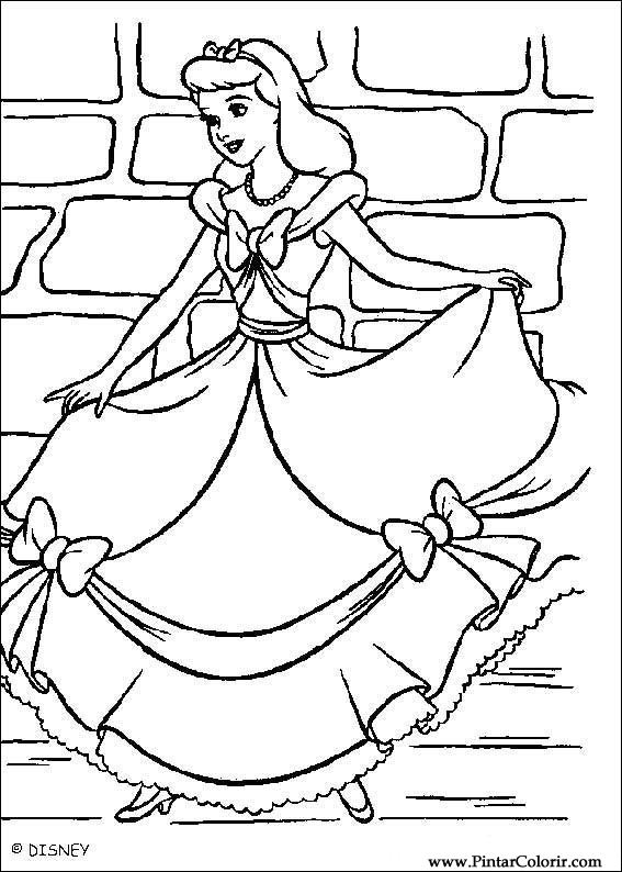 paint colour cinderella drawing 067