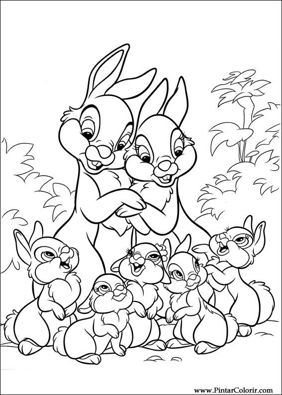 pintar colorir disney bunnies 014