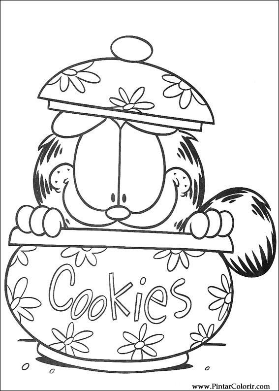 drawings to paint colour garfield print design 031 christmas monster high games