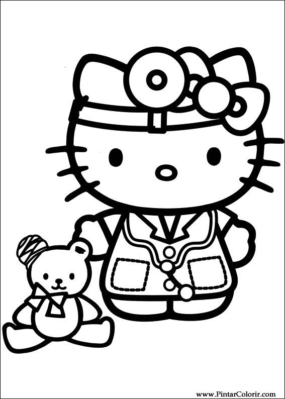 paint colour hello kitty drawing 038