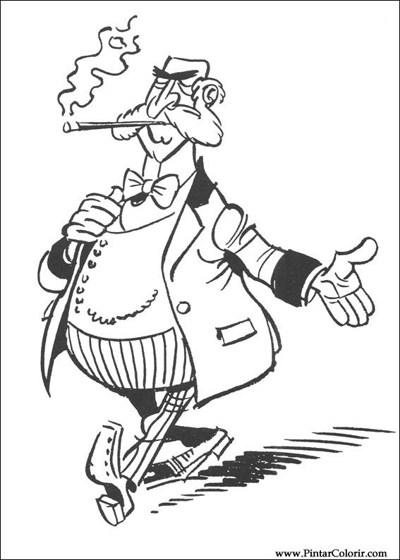 Tekeningen te schilderen & Kleur Lucky Luke Print Design 043 Tekeningen te schilderen & Kleur Lucky Luke Print Design 043