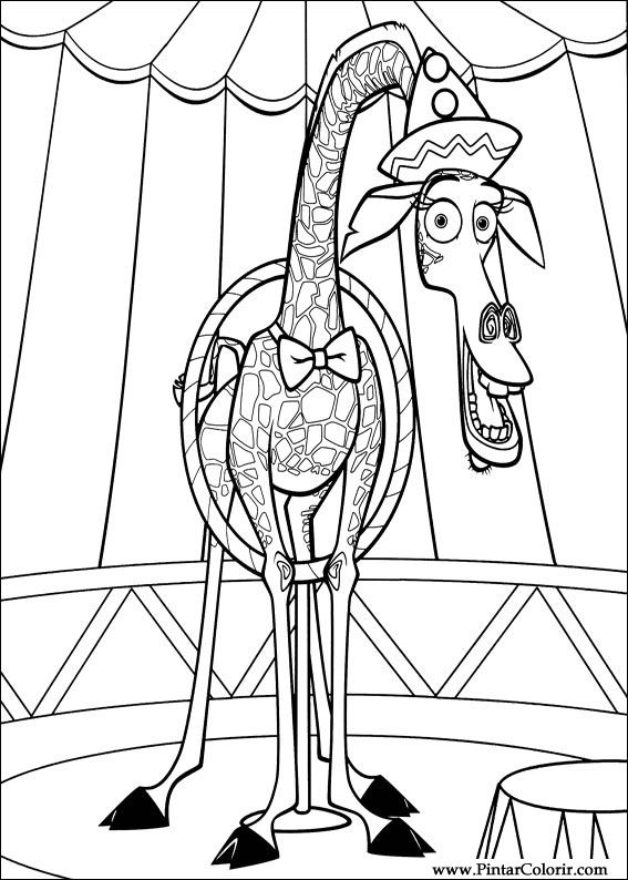 madagascar 3 gia coloring pages - photo #30