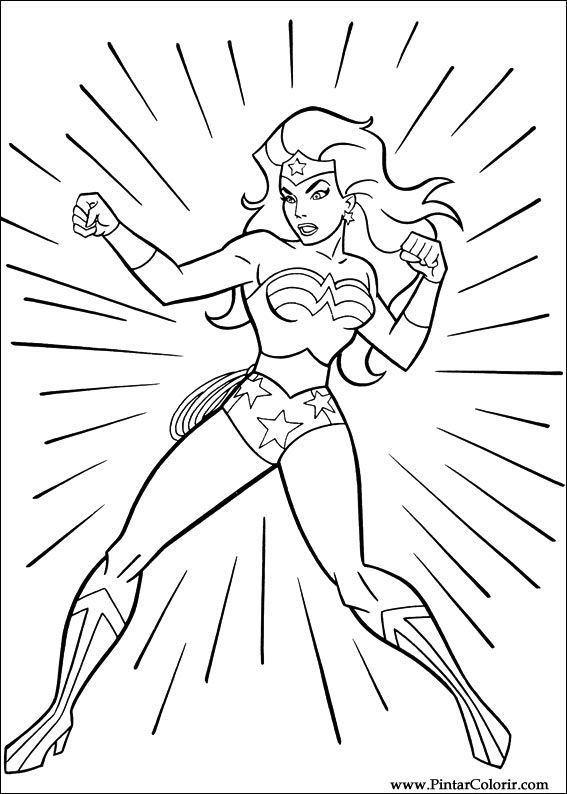 Dessins Peindre Couleur Wonder Woman Imprimer Dessins Peindre Couleur Wonder Woman Imprimer
