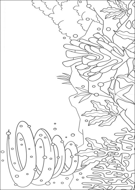 under the sea background coloring pages - photo #7