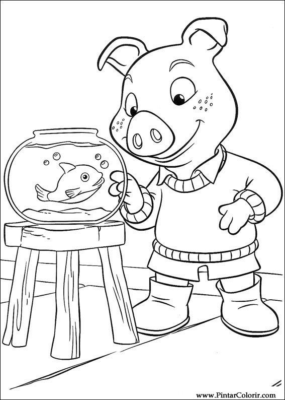 jakers piggley winks coloring pages - photo #36