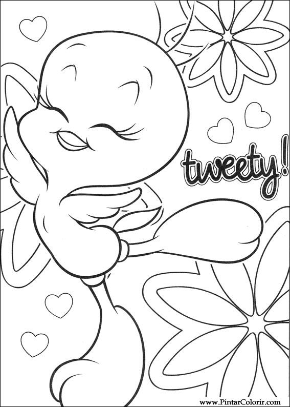 taz and tweety bird coloring pages - photo #38
